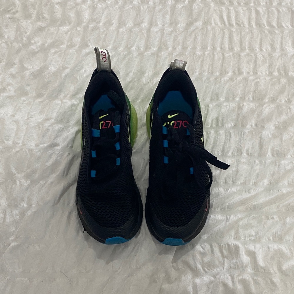 Nike Kids Black and Blue Sneakers